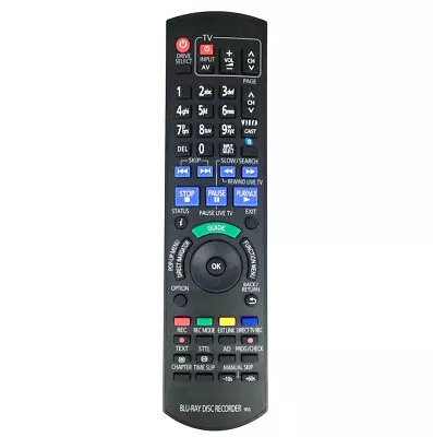 IR6 Remote Control For Panasonic N2QAYB000475 N2QAYB000479 Blu-ray Disc Recorder • $19.64