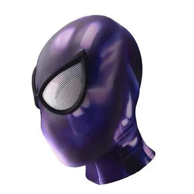 Purple Venom Spider-Man Mask Spiderman Masks Cosplay Costume Halloween Cos Props • $19.99