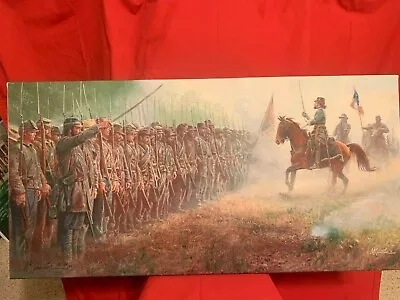 Mort Kunstler   Pickett's Charge   Classic Giclee On Canvas CG 25 Of 50 • $525