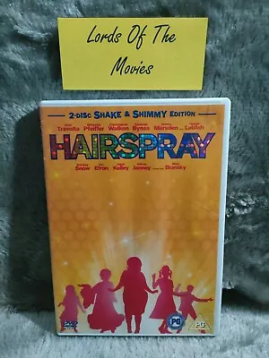 Hairspray (DVD 2007) Zac Efron {Musical} Shake & Shimmy [Region 2] Cert {PG} • £1.90