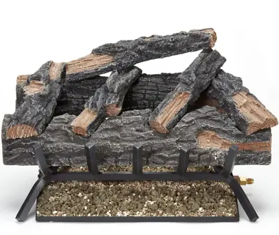 24 In. 55000 BTU Match Light Mountain Oak Vented Natural Gas Log Set • $224.32