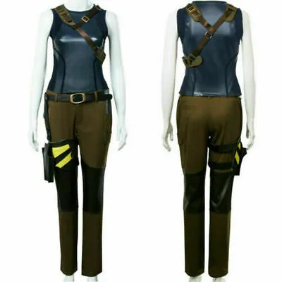 Lara Croft Costume Tomb Raider Lara Croft Full Set Cosplay Costume • £81.60