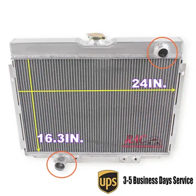 $135 • Buy 24  3 Row Aluminum Radiator For 1967-1970 Ford Mustang 390 428 429 V8 Gas AT/MT