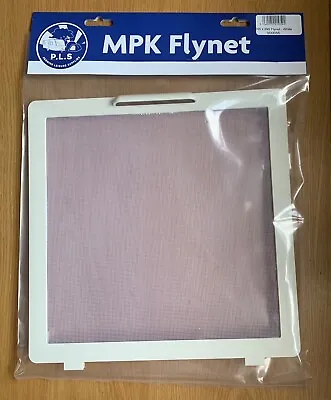 £13.49 • Buy MPK 280 X 280mm Hinged Roof Light Flynet Flyscreen In White Caravan Motorhome