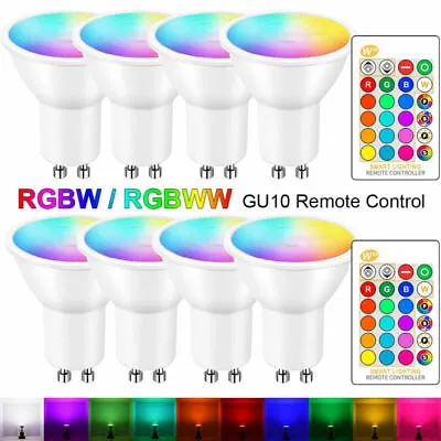 £10.89 • Buy 1-10X RGB GU10 LED Light Bulbs Spotlight Colour Changing Dimmable Down Light 5W
