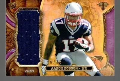 Aaron Dobson Rookie Rc Player-Worn Jersey Relic Patch #/D 2013 Triple Threads • $0.99