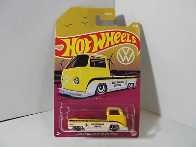 Hot Wheels 2022 HW Volkswagen Series 1/8 Yellow Volkswagen T2 Pickup • $7.50