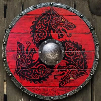 £21.60 • Buy Medieval Eivor Valhalla Raven Battleworn Viking Shield Ornament Knight Templar