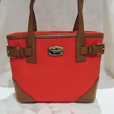 Michael Kors Millbrook Top Zip Medium Tote Mandarin Orange Handbag NWT • $119.95