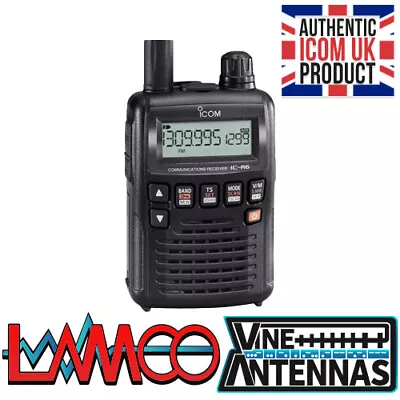 ICOM IC-R6 | Compact Wideband Handheld Receiver • £224.95