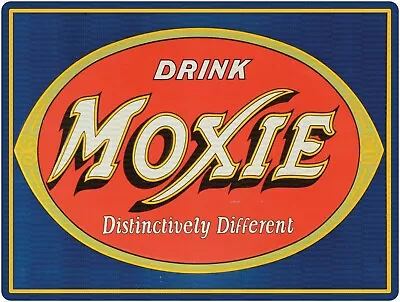 Drink Moxie 9  X 12  Metal Sign • $14.99