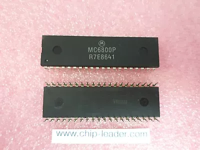 1x Motorola MC6800P  IC Microprocessor 8-Bit 1MHz NMOS PDIP-40 • $16