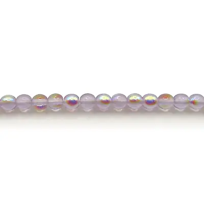 Alexandrite AB - 100 4mm Round Pressed Czech Glass Druk Beads • $2.45