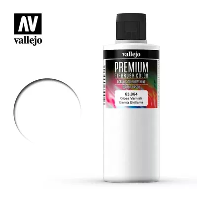 AV Vallejo Premium Gloss Varnish 200ml 63.064 • £12.50