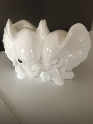 £9.99 • Buy Royal Osborne White Bone China Baby Elephants TMR-03211