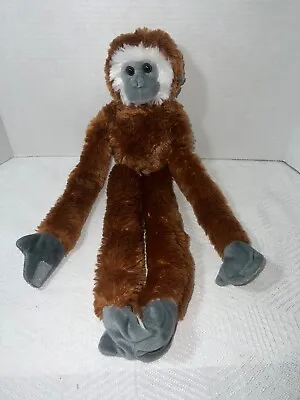 2014 Wild Republic Monkey Plush Stuffed Animal Brown & Tan Hanging 22  • $16.99