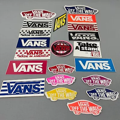 NOS Vintage Vans Skateboard Sticker Lot 21 BMX Surf Original 80's 90's • $95