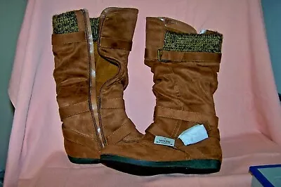 Bongo Mirage Brown Boots 5.5 Medium Width Womens/Girls Size NEW In Box #20500 • $14.98