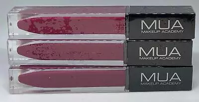 MUA Makeup Academy Liquid Lipstick 201 Magenta 6.2 Ml Lot Of 3 • $8.99