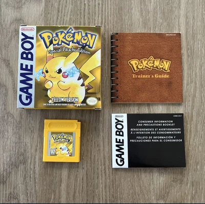 $290 • Buy Pokemon Yellow Version CIB (Game Boy 1999)