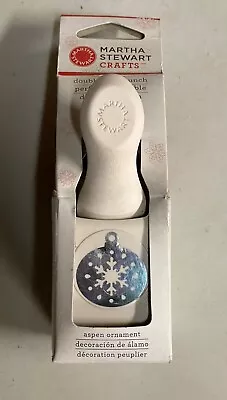 *MARTHA STEWART* Paper Punch *ASPEN ORNAMENT* Snowflake Christmas Embellishment • $19.94