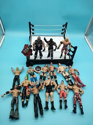 £24.99 • Buy WWE Wrestling Ring And Figures Bundle