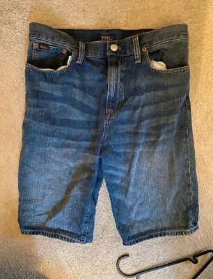 Ladies Ralph Lauren Polo Denim Shorts Size 12 Great For Summer • £2.99