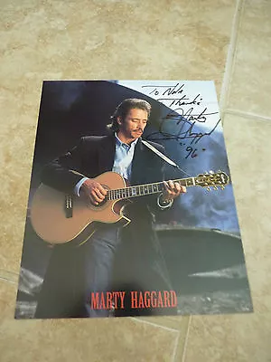 Marty Haggard Music Signed Autograph Promo Photo 8x10 Personalized • $9.99