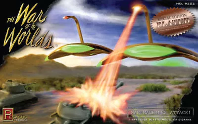  Pegasus 9202 War Of The Worlds Martian War Machines Attack Copper Plated Model • $49.99