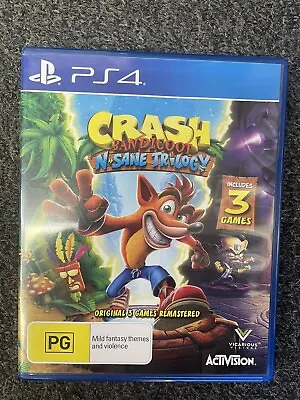 PS4 Crash Bandicoot N. Sane Trilogy • $29