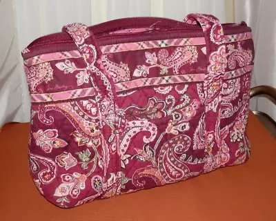 Vera Bradley Piccadily Plum Large Betsy - Retired Pattern In 2005 • $35