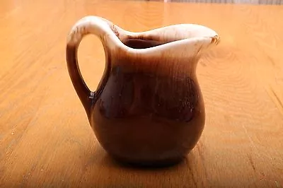 McCoy Brown Drip Glaze Creamer Small Pitcher Vintage • $15