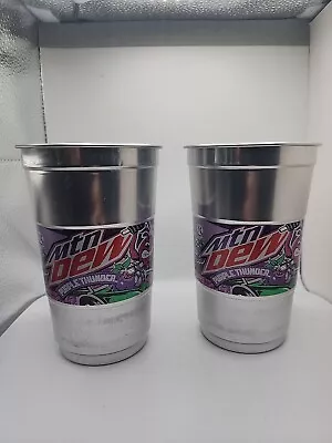 Mountain Dew Circle K Purple Thunder Aluminum Purple Promotional Cup Mtn Dew  • $11.11