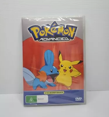 Pokemon Advanced DVD Vol 6.10 A Mudkip Mission *New Sealed* Region 4 FREE POST  • $16.19