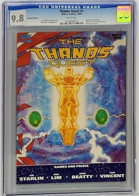 Thanos Quest #2 CGC 9.8 2nd Printing Infinity Gauntlet Top Census Grade • $129.95