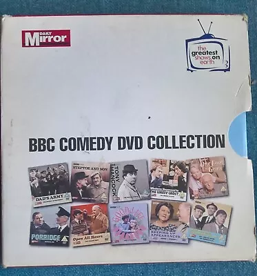 BBC COMEDY DVD COLLECTION (10 Daily Mirror Promo DVDs) • £1.95