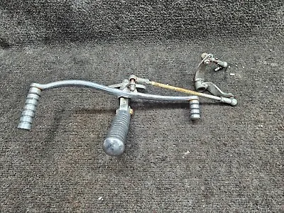 00 2000 Moto Guzzi California Jackal Oem Left Rearset Bracket Peg Mount Shifter • $99.99