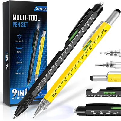 9 In 1 Tactical Multitool Pen EDC Gadgets Ballpoint Cool Gadgets Gifts Tool Pen • $13.99