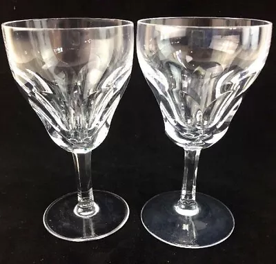 $19.95 • Buy 2 Val St Lambert Montana Sherry Cordial Wine Glasses Clear Crystal Stemware