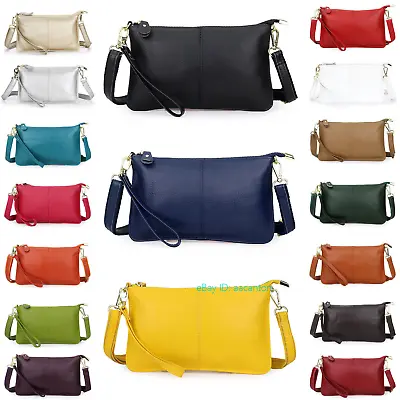 Top Cowhide Leather Women Clutch Messenger Bag Cross-body Shoulder Bags Handbag • $15.99
