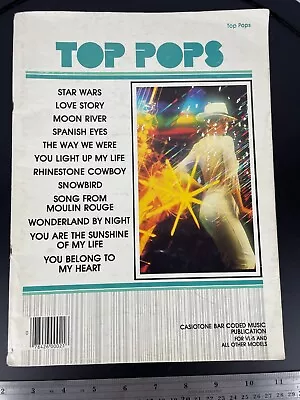 Top Pops - Vintage 1982 Casiotone Bar Coded Music Book For VL-5 And Others • $24.99