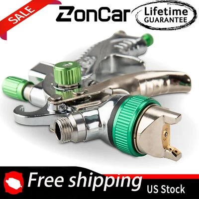 $47.13 • Buy HVLP Auto Paint Air Spray Gun Kit Gravity Feed Car Primer 1.4 1.7 2.0MM Nozzle