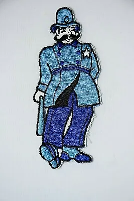 $12.99 • Buy London Bobby British Mustache Night Stick Tall Embroidered Patch 2.5 X 5.5 NOS