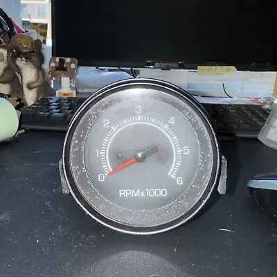 Mercury NLA 6K RPM Tachometer Gauge ( As Is Not Tested ) Vintage • $10