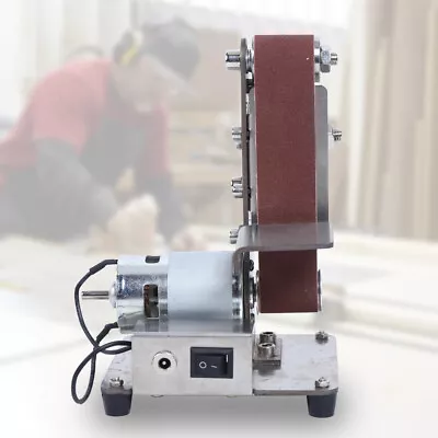 Electric Grinder Belt Sander Polishing Grinding Machine Vertical  Belt Sander • $50