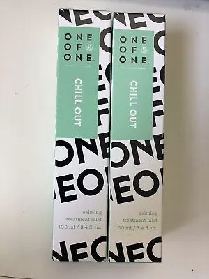 2x One Of One By C'est Moi Chill Out Calming Cucumber Facial Treatment Mist 3.4 • $18.99