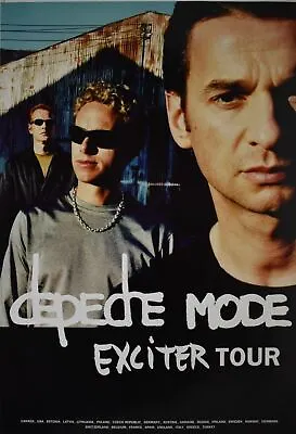 Depeche Mode Exciter Tour Concert Color Poster 24 X 35 • $164.47