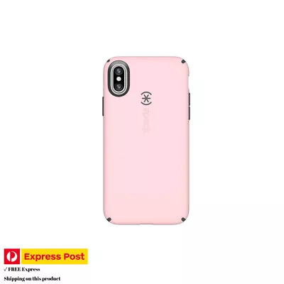 $32.95 • Buy Genuine Speck CandyShell Phone Case IPhone X/Xs - Pink/Grey - Express Post