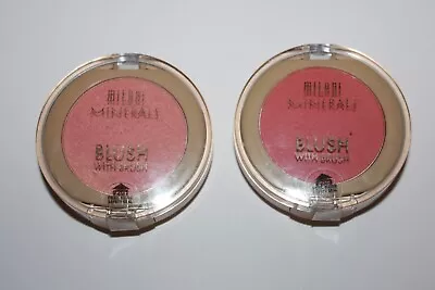 Milani Mineral Powder Blush With Brush #203 Mai Tai + #201 Luminous Sealed • $15.99