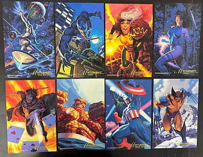 1994 Marvel Masterpieces Masterprints Jumbo 6.5x10 Card Set Of 8 W/poster Sealed • $29.99